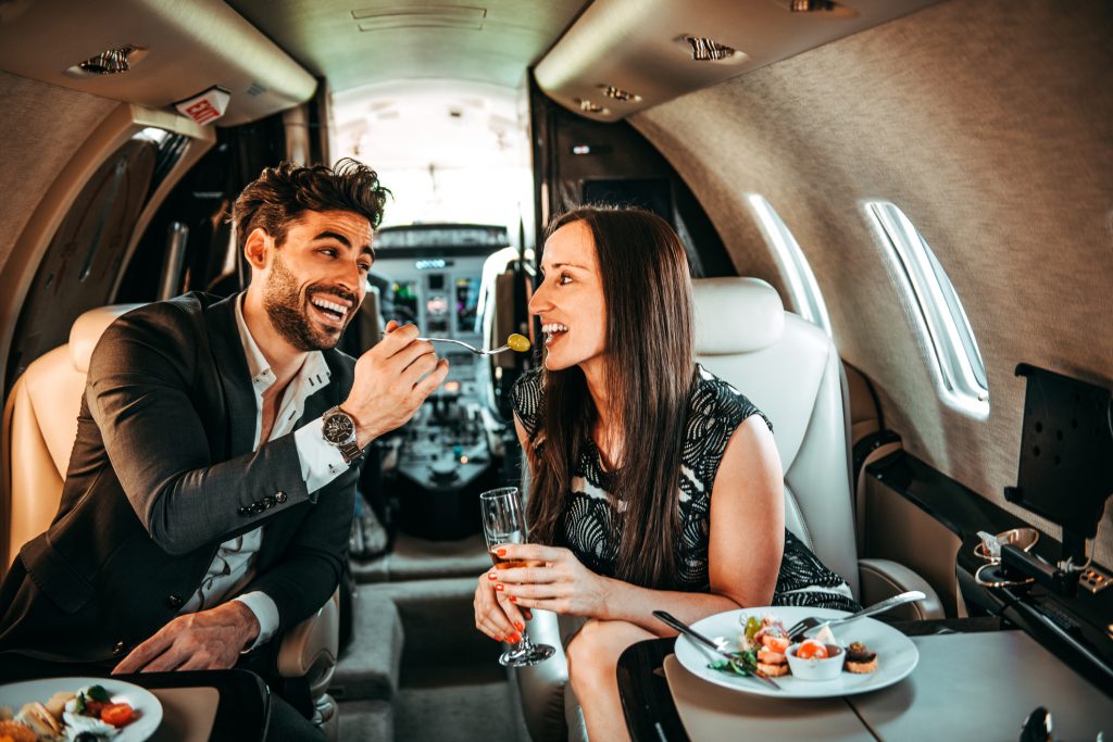 Nourriture : Que me propose Private Jet Charter?